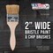 24 Pack of 2 inch Paint and Chip Paint Brushes for Paint, Stains, Varnishes, Glues, and Gesso